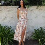 Viral Floral Bustier Sundress