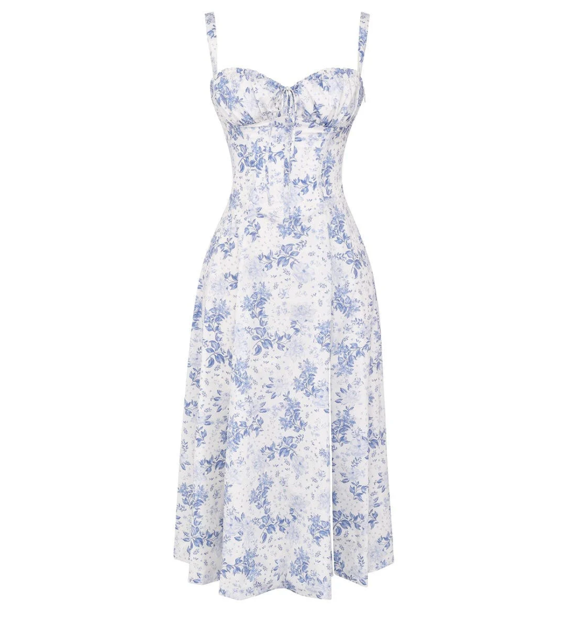 Viral Floral Bustier Sundress