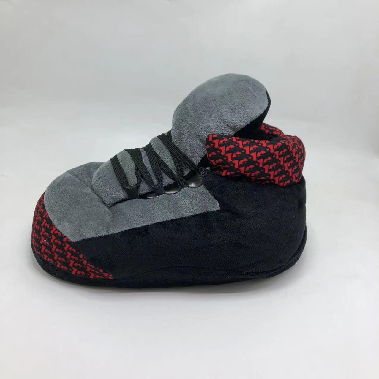 Red & Grey Dior Inspired Novelty Sneaker Slippers